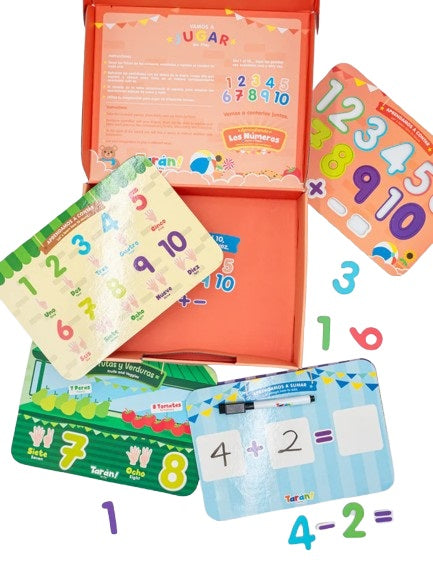 Juego Didáctico Aprendiendo Los Números Para Niños
