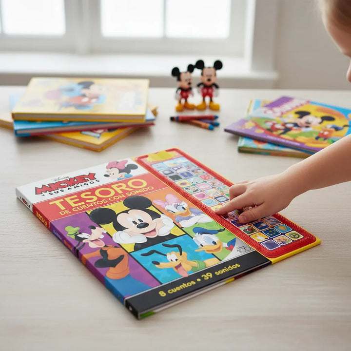 Libro con sonido de Mickey y sus amigos Para Niños
