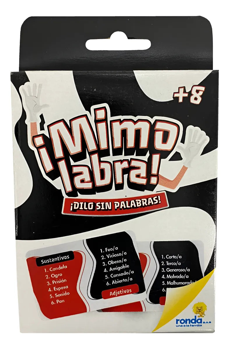 Juego De Mesa Mímica Mimolabra Para Familia