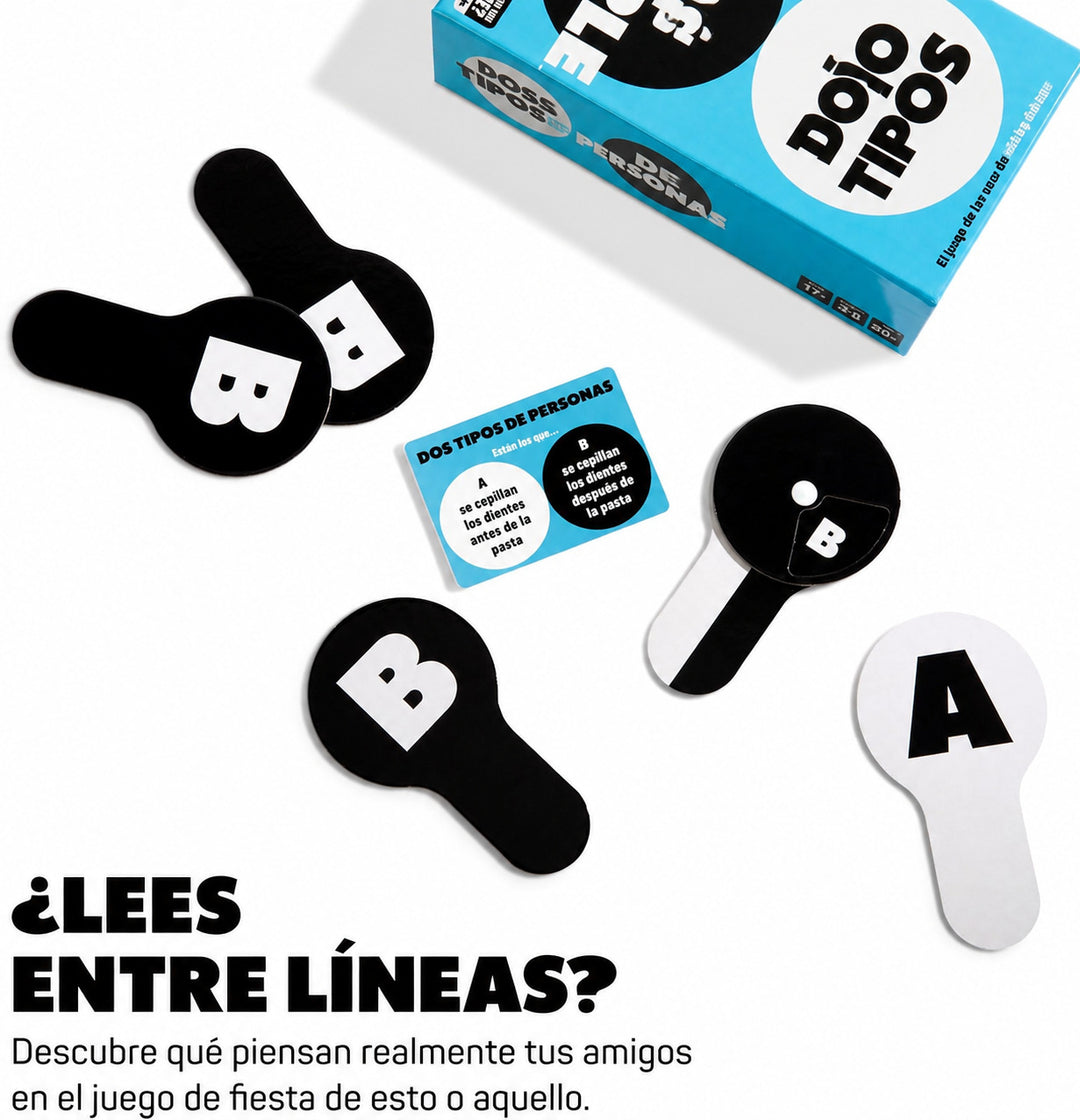 Juego De Mesa Dos Tipos De Personas Para Adultos Familia