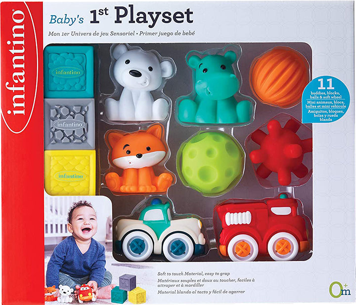 Juguete Bebé Mi Primer Set Sensorial 11 Piezas