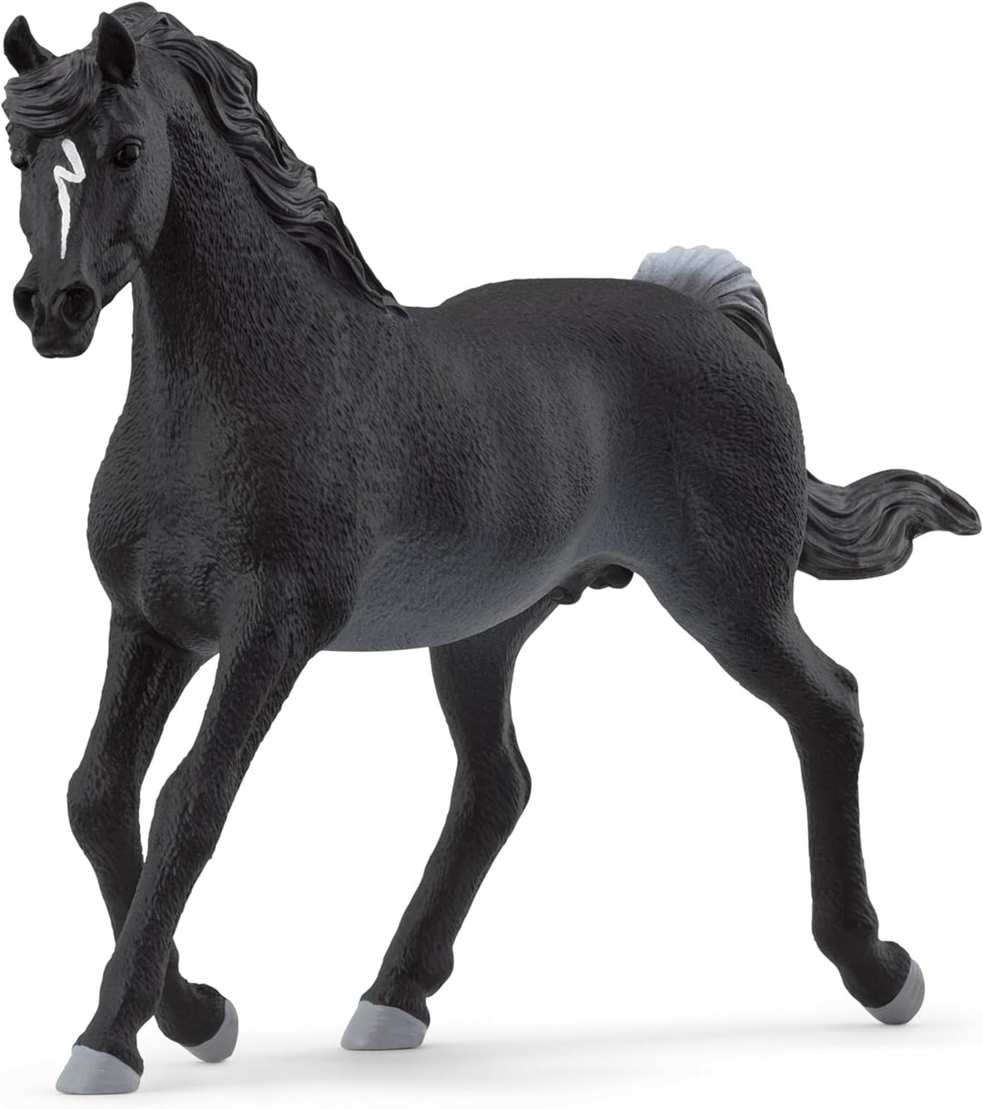 Figura Caballos Semental Árabe Pintada A Mano