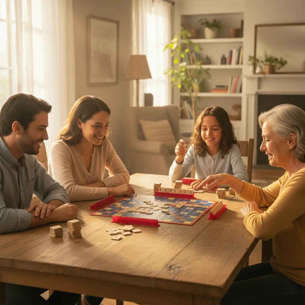 Juego De Mesa Crucigrama Clásico Familia