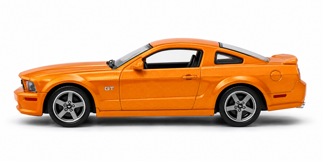 Carro A Escala 1:43 Ford Mustang Gt Naranja