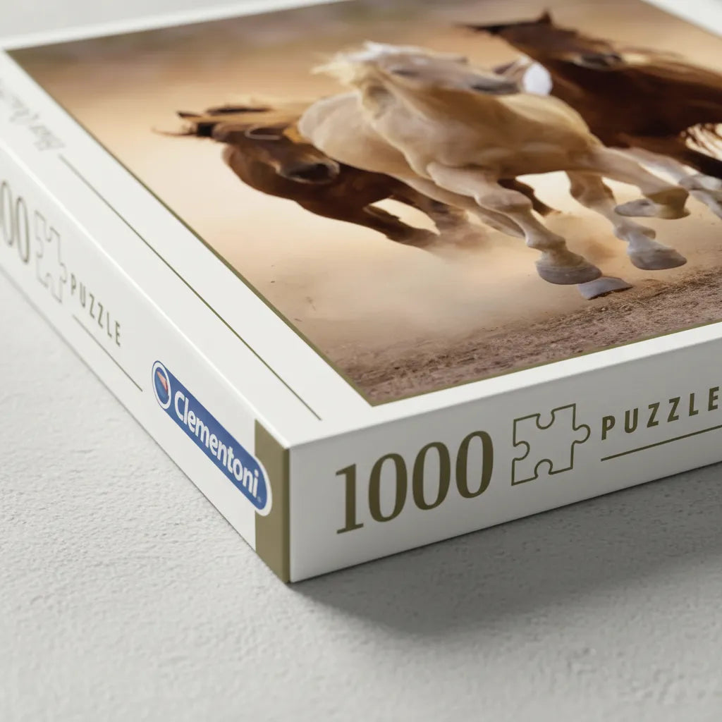 Rompecabezas 1000 Piezas Paisaje Caballos