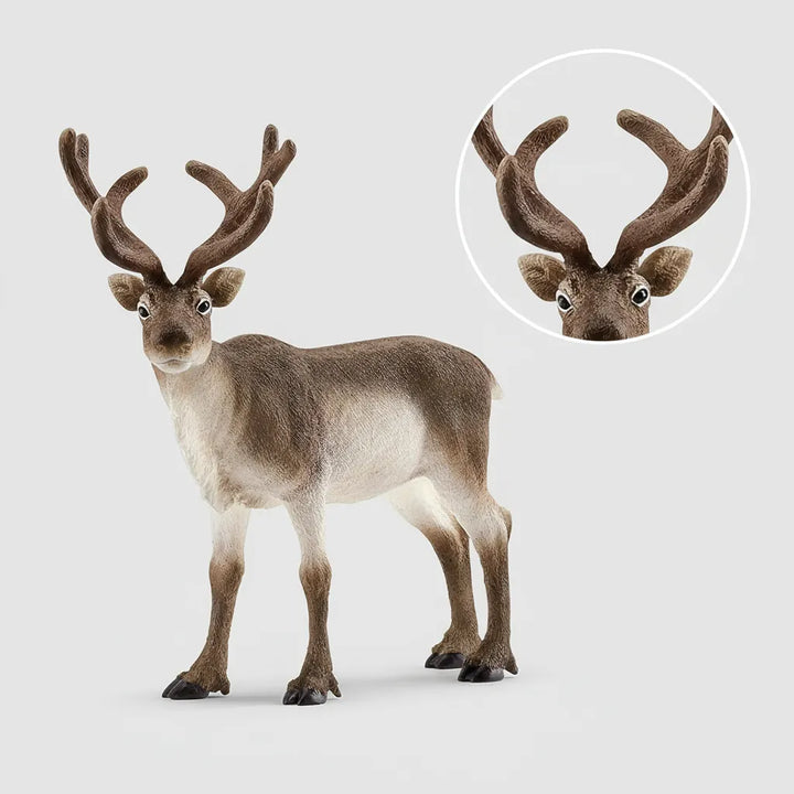 Figuras Animales Reno Pintada A Mano Schleich