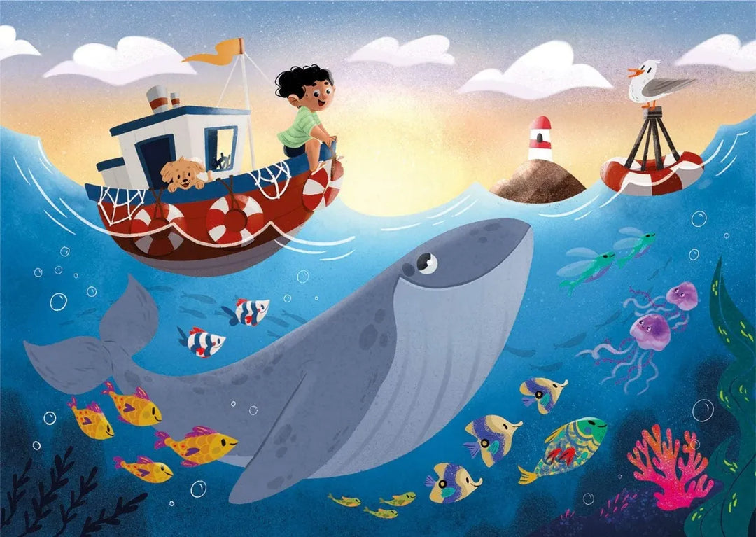 Rompecabezas Para Niños 4 En 1 Explorando El Oceano