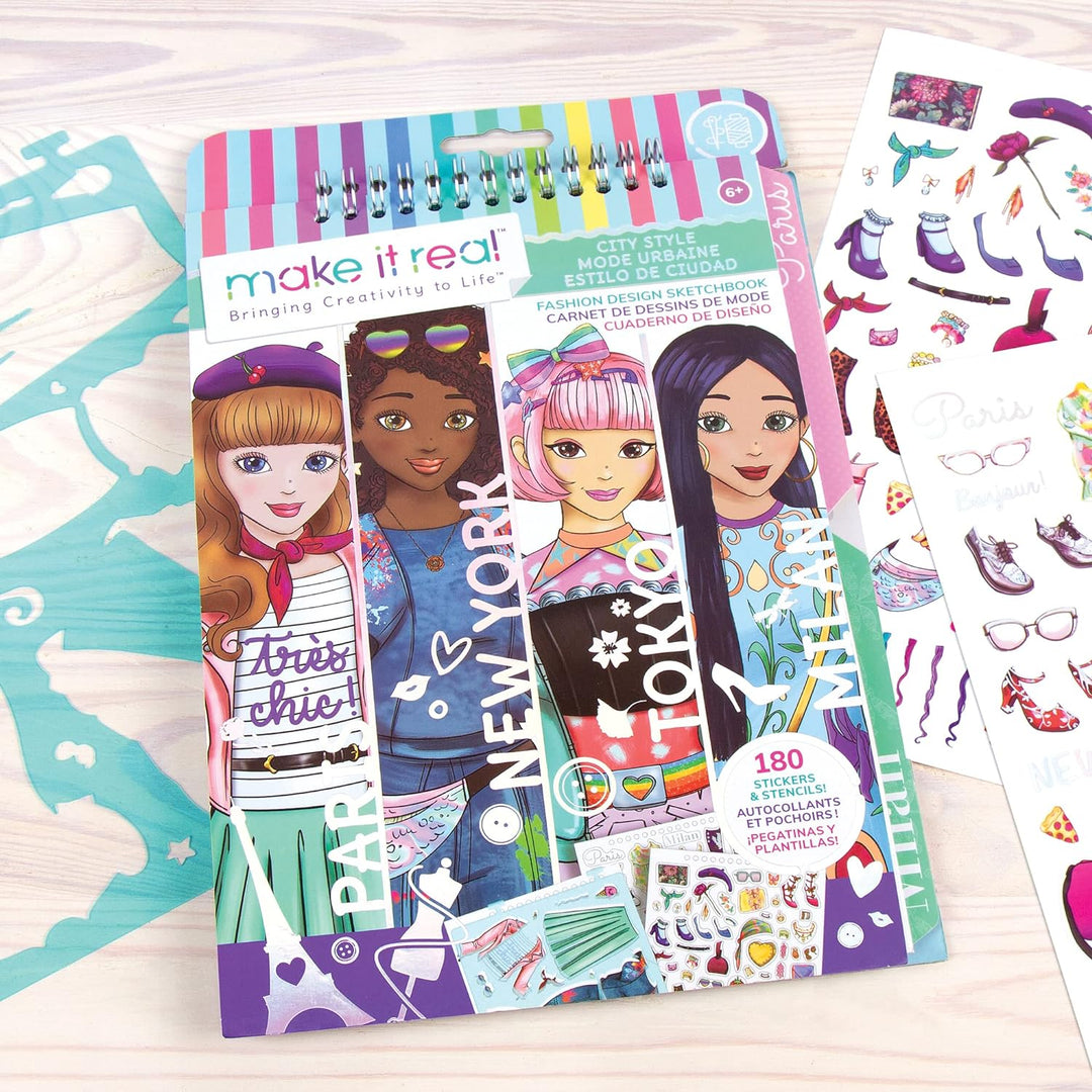 Juego Diseño De Moda Estilos Stickers Y Plantillas