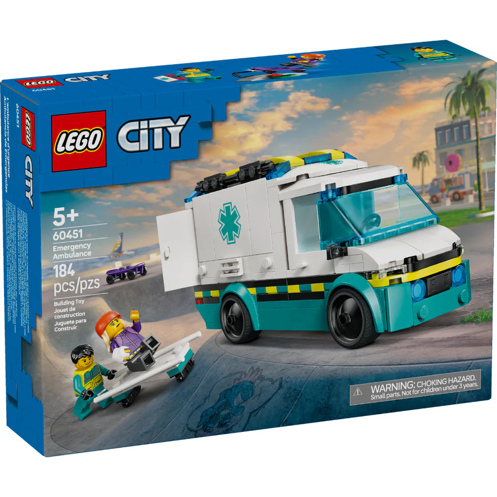 Juego Lego 184 Ambulancia Para Niños