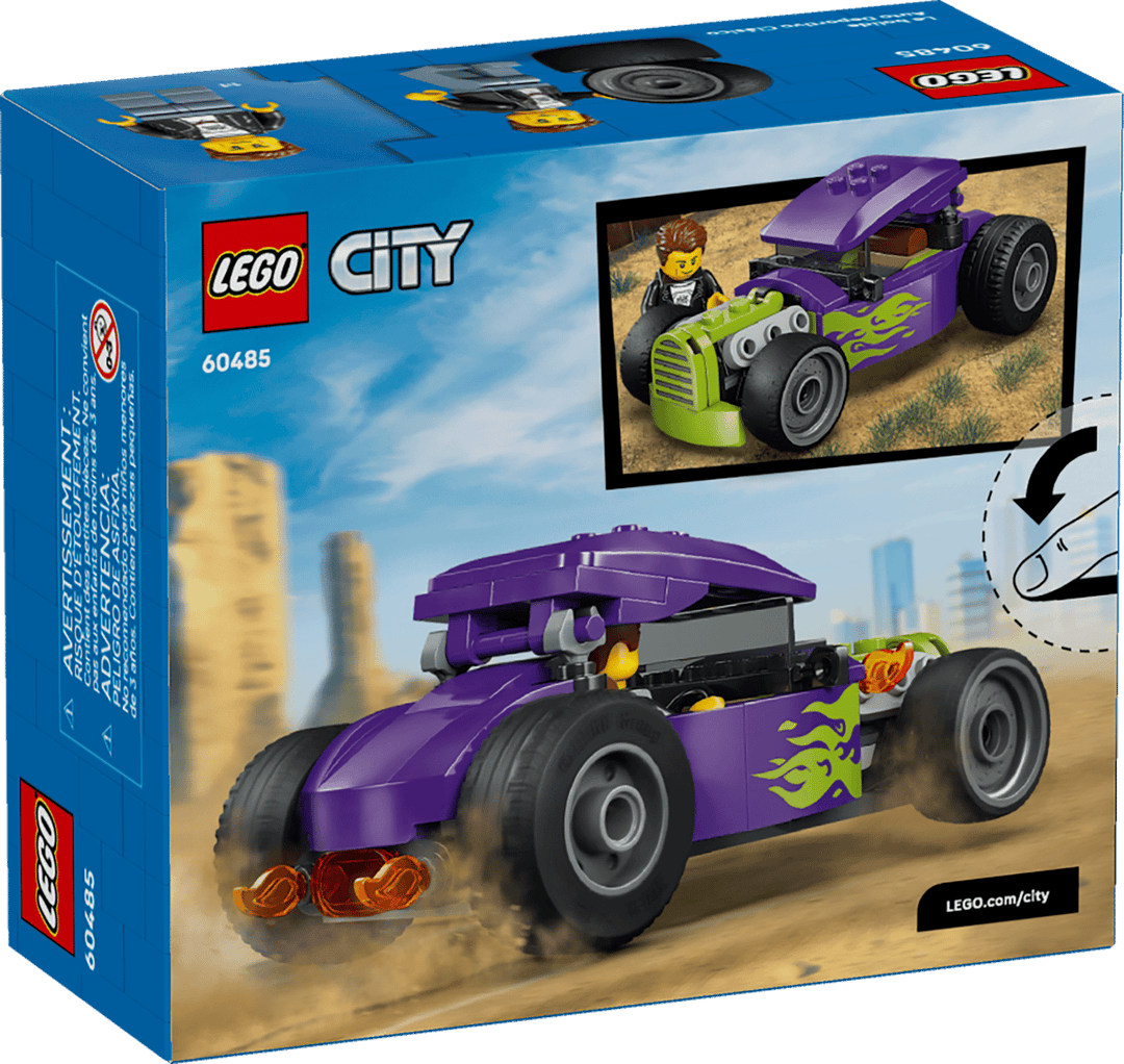Juego De Construcción City Hot Rod 81 Piezas Para Niños