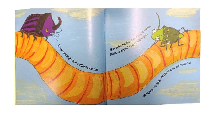 Libro El Viaje Del Gusanito Amalia Low Para Niños