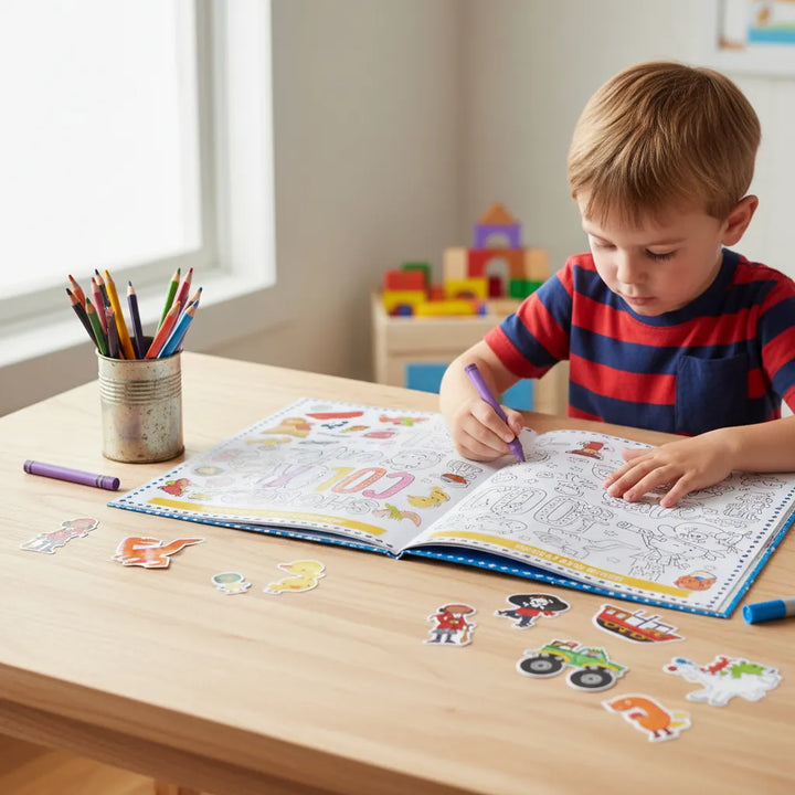 Libro De Actividades Sticker Color Create
