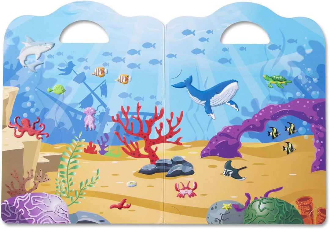 Libro De Calcomanías El Océano  Para Niños