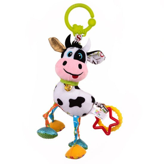 Juguete Bebe Peluche Vaca Sensorial Mordedor