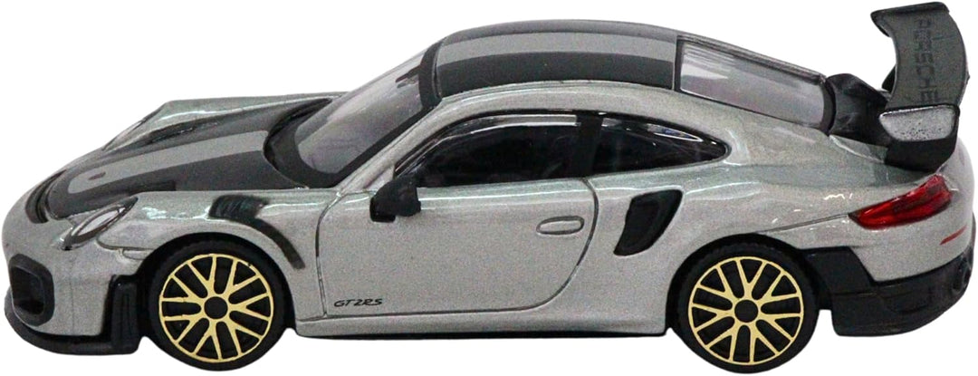 Carro Coleccionable Bburago 1:45 Porshe 911 Gt Rs Gris