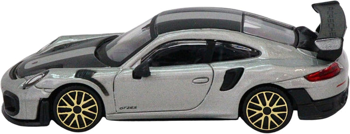 Carro Coleccionable Bburago 1:45 Porshe 911 Gt Rs Gris