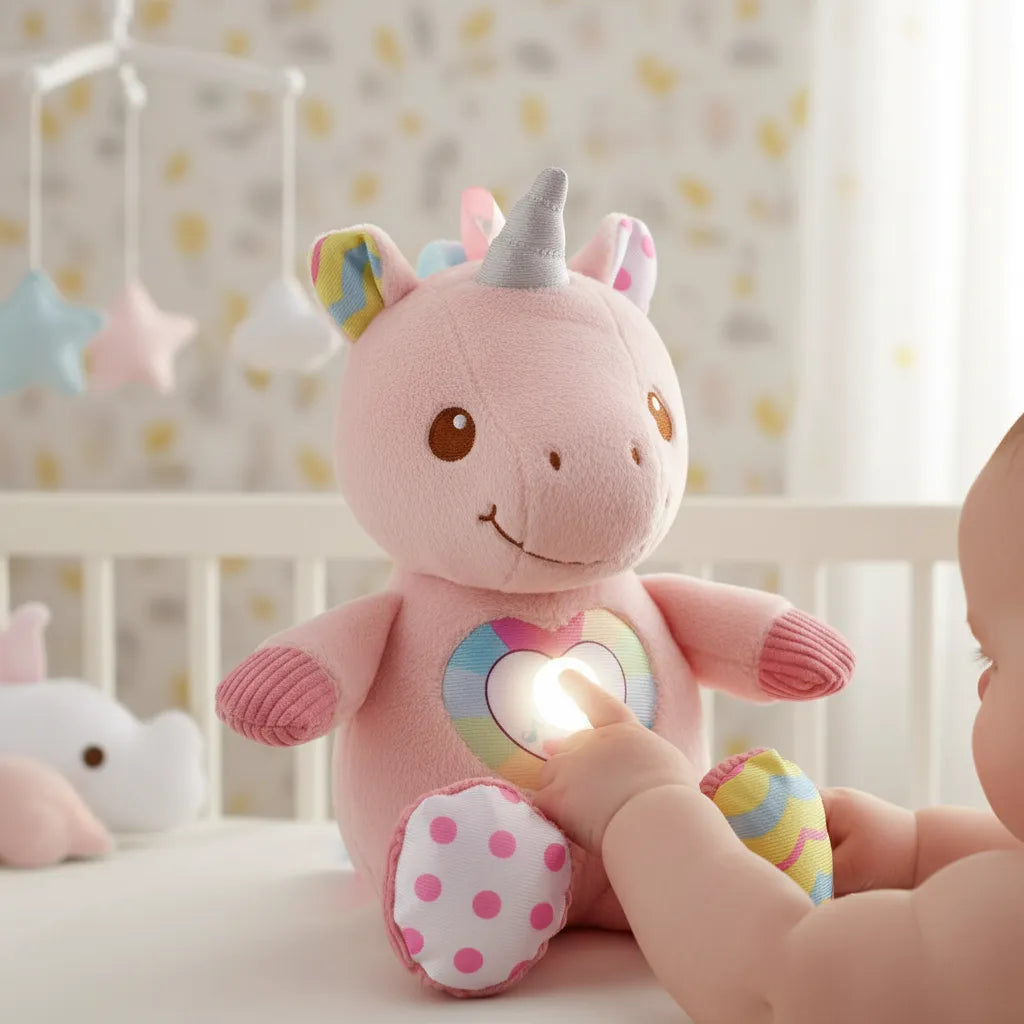Juguete Unicornio Musical Luces Para Bebés