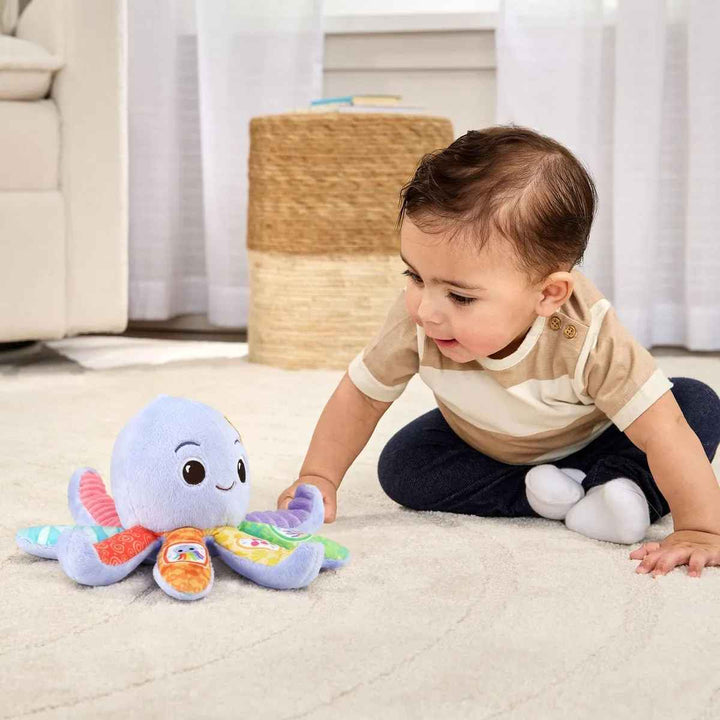 Juguete Peluche Pulpo Con Sonidos Para Bebés