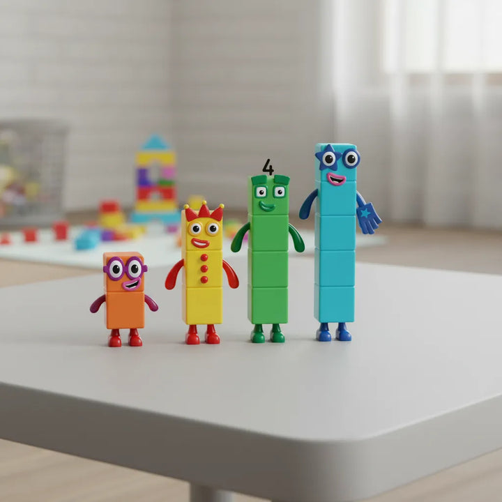 Juego Set Figuras  Numberblocks 1 A 5 Para Niños