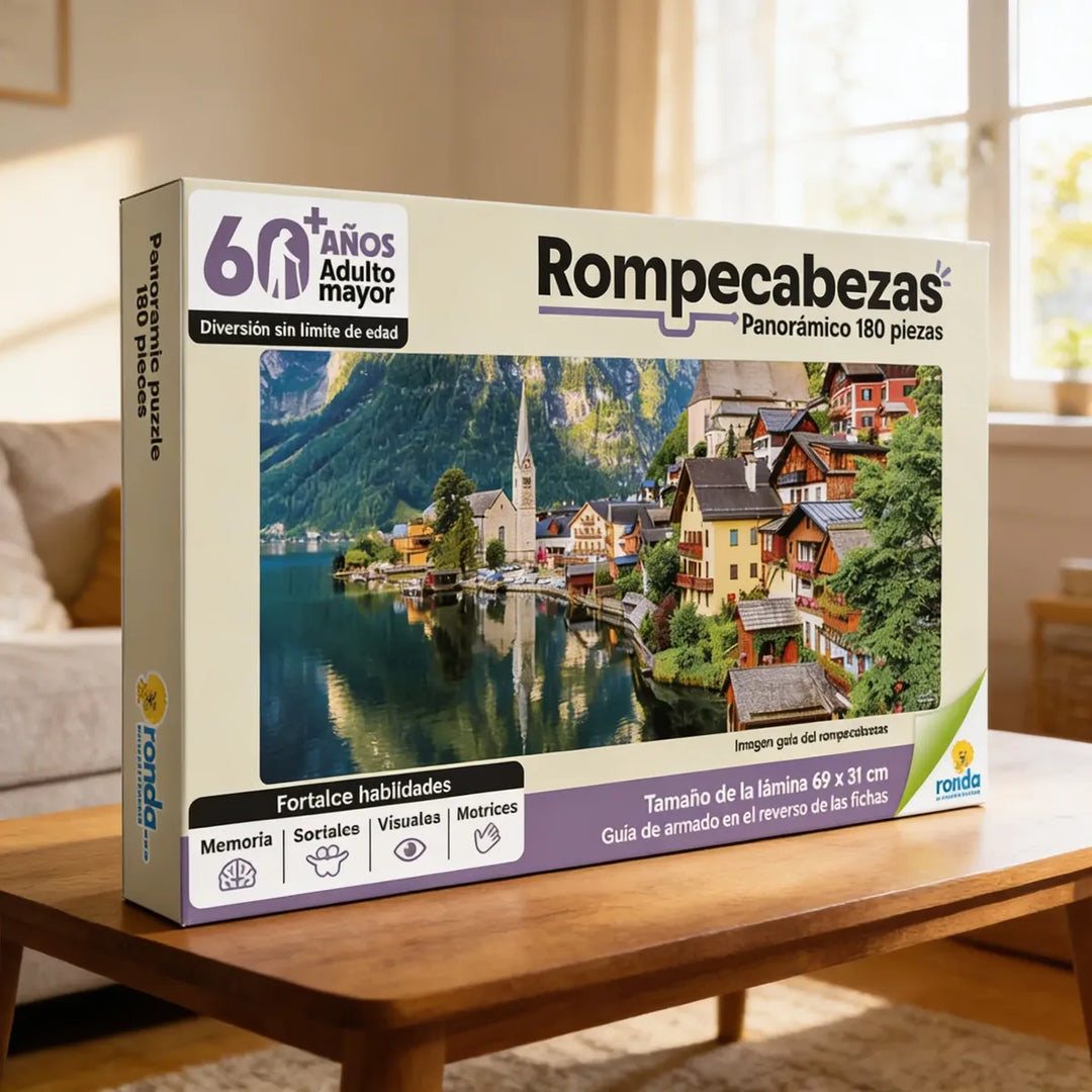 Rompecabezas Paisaje Panorámico 180 Piezas Para Adultos