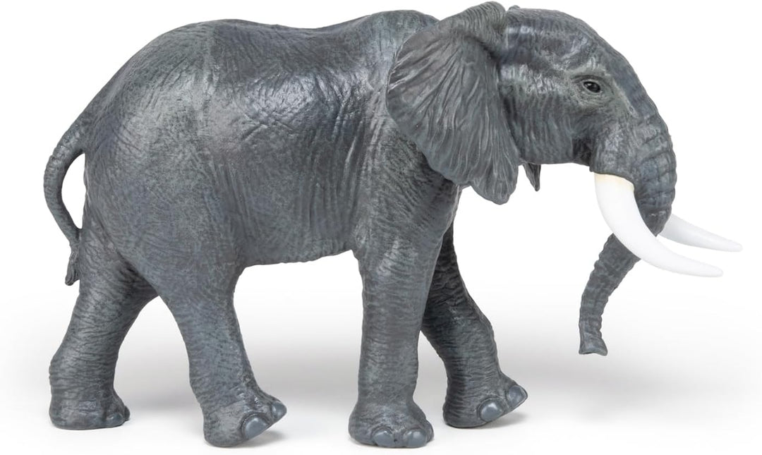 Figura Animales Elefante Africano Pintada A Mano