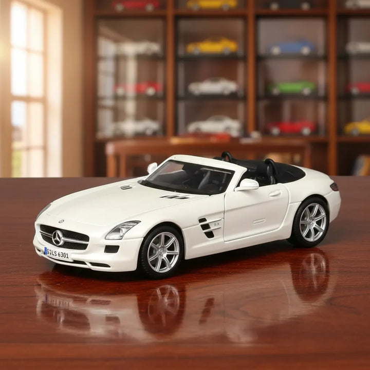 Carro A Escala 1:43 Mercedes- Benz Sls Amg Roadmaster Blanco