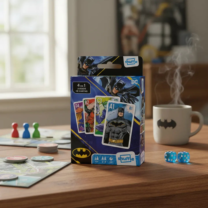 Juego De Cartas 4 En 1 Batman Para Niños