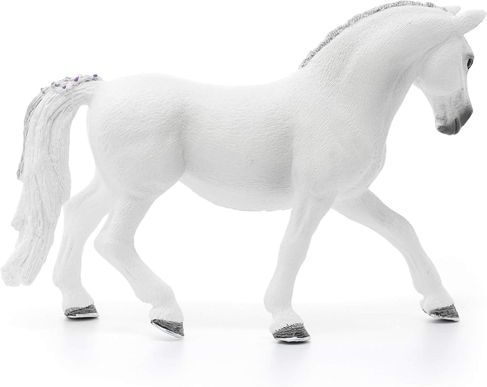 Figura Animales Yegua Lipizzana Pintada A Mano