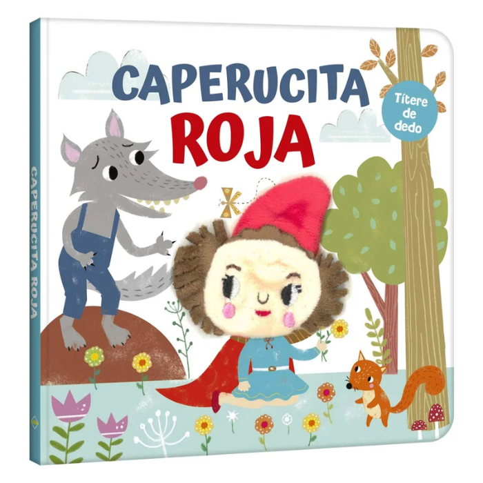 Libro Clásicos Caperucita Rojas Títere Niños