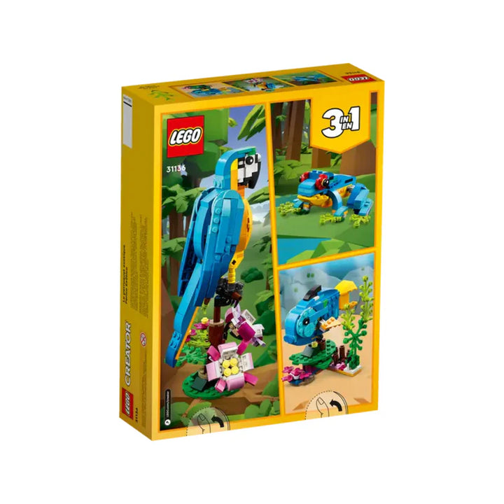 Lego Armatodo 3 En 1 Loro Exótico 253 Piezas Niños