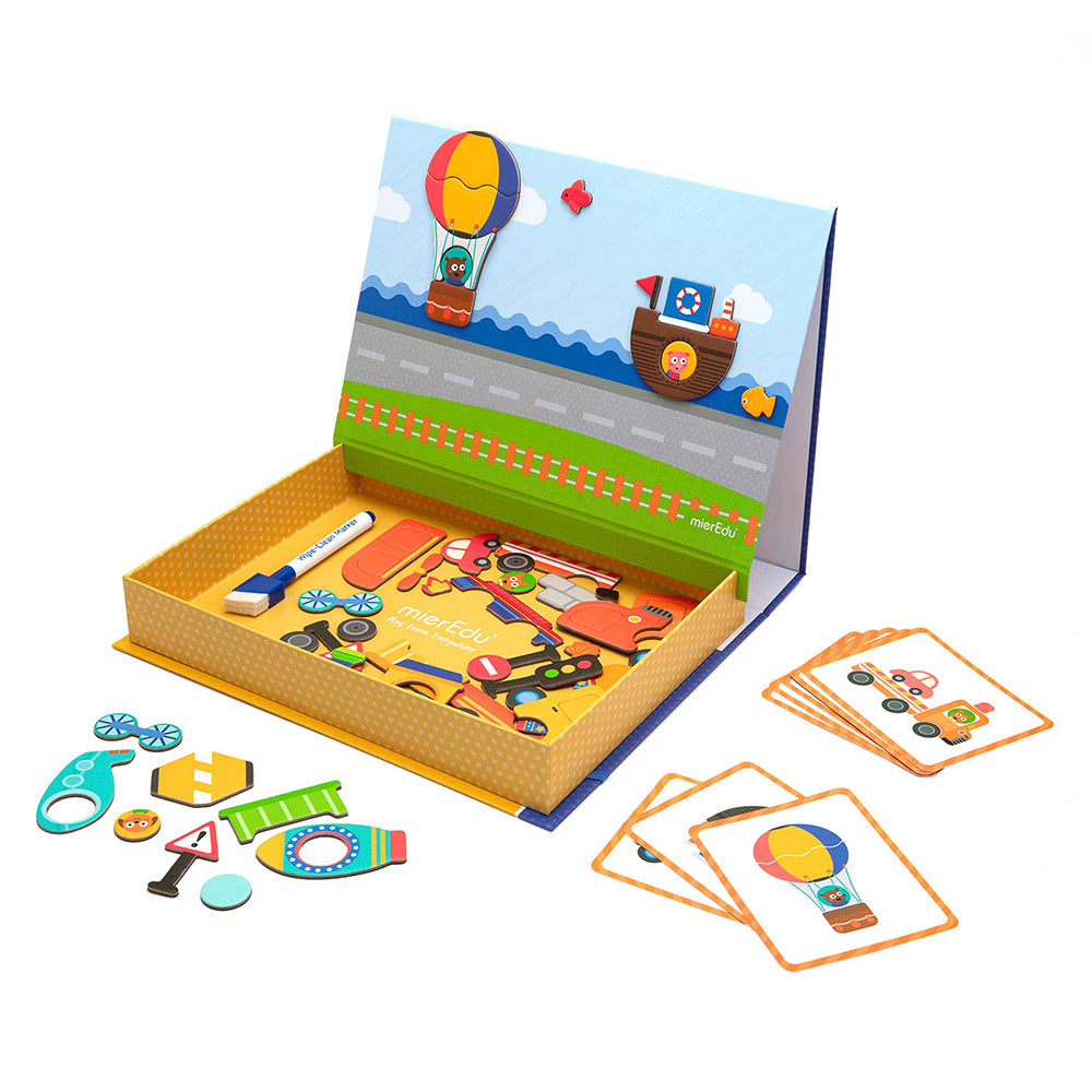 Juego De Arte Magnético Vehículos Para Niños