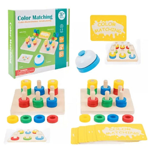 Juego Didáctico Multifuncional Colores Para Niños Familia
