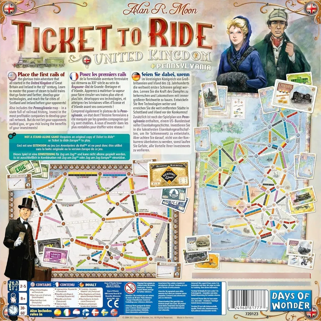 Juego Aventureros Al Tren Reino Unido Pennsylvania