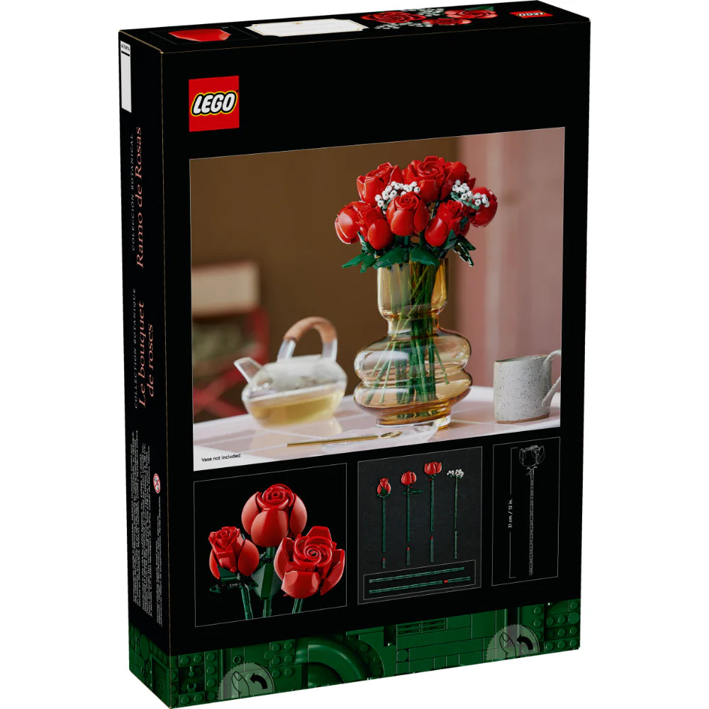 Juego Lego 822 Piezas Ramo De Rosas Niños