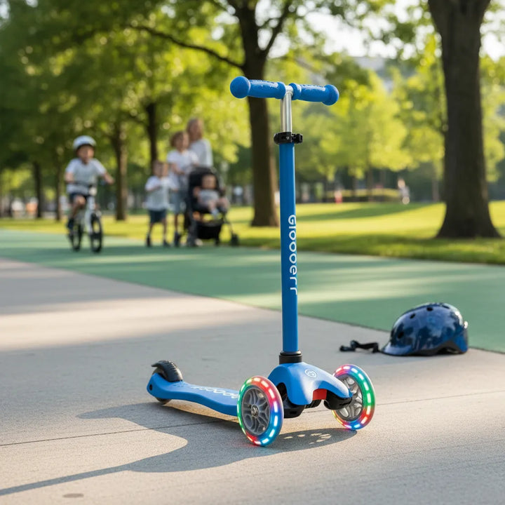 Patineta Infantil Globber Primo Luces Led 3 Ruedas Niños