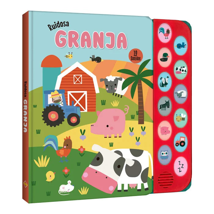 Libro Interactivo granja Ruidosa Con Sonidos Niños