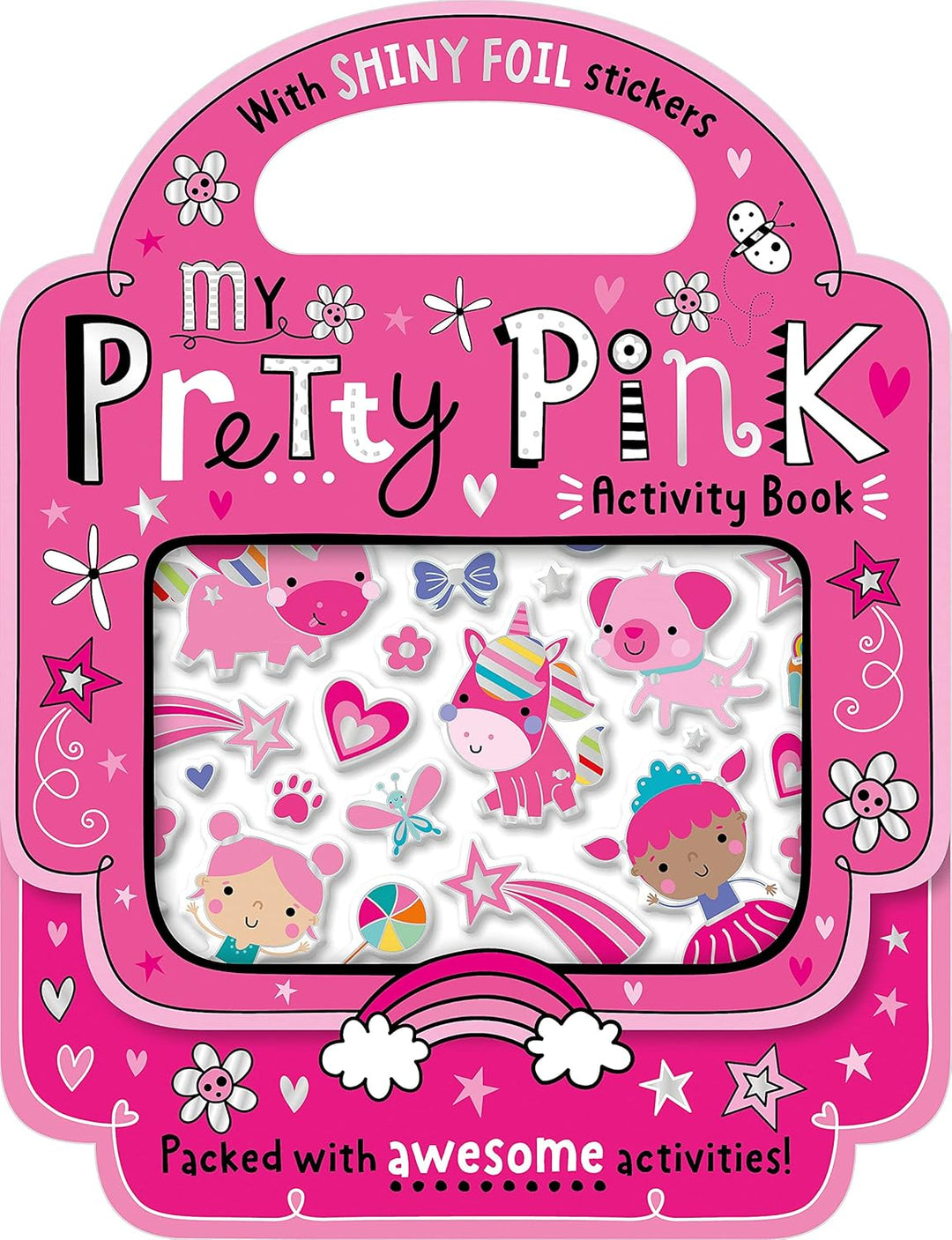 Libro Infantil De Actividades Con Stickers Para Niñas