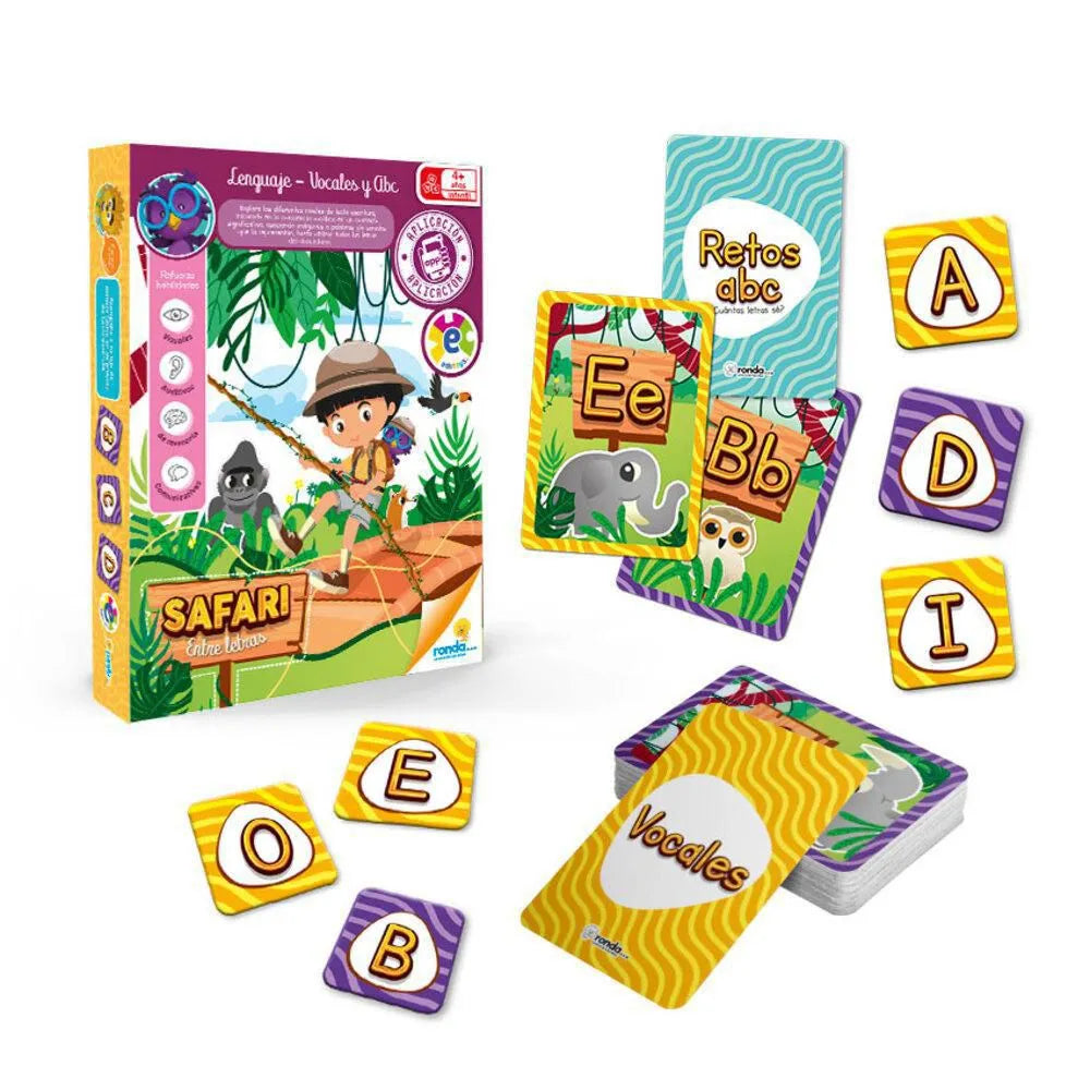 Juego De Mesa Didáctico Safari Abc Para Niños