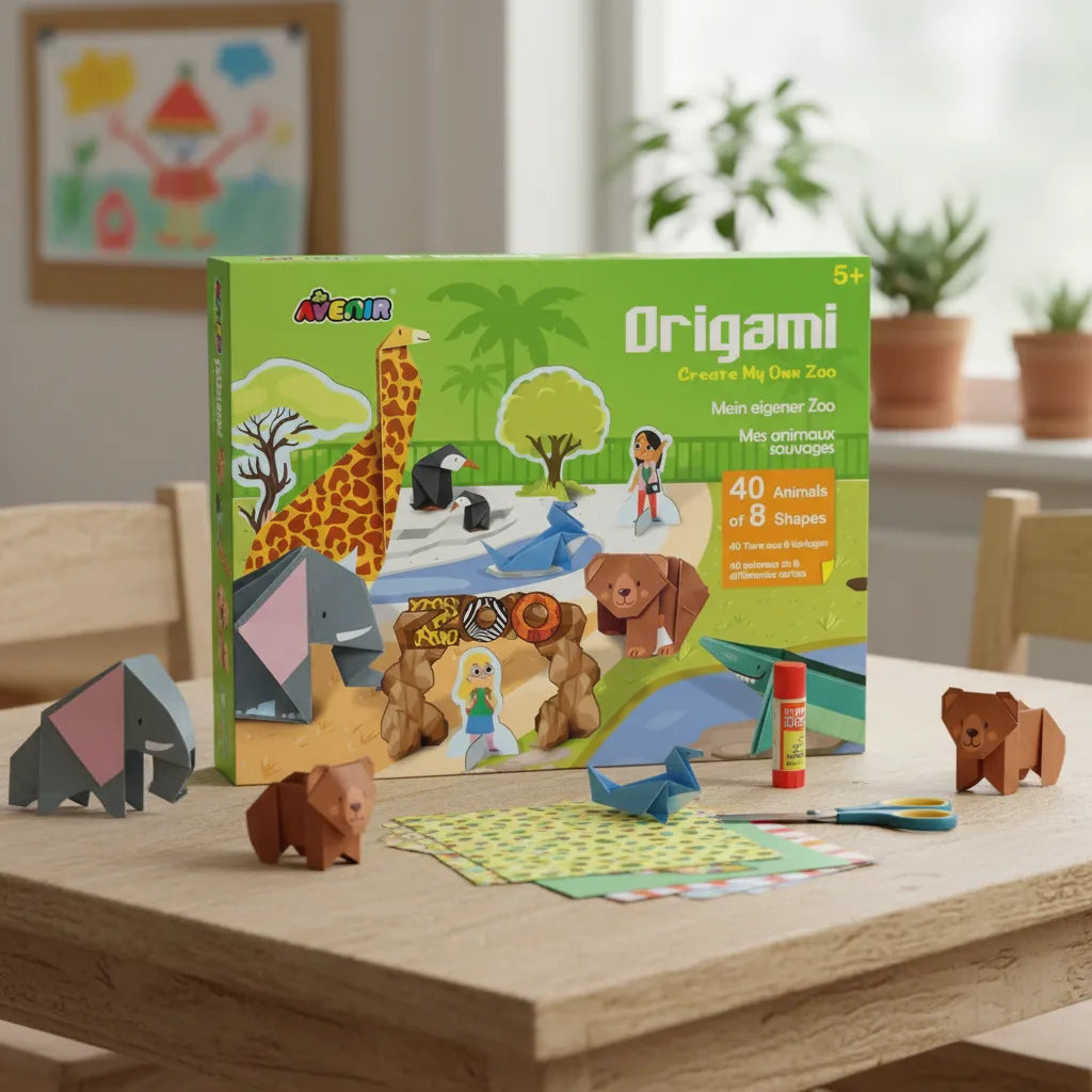 Set De Arte Y Manualidades Origami Animales