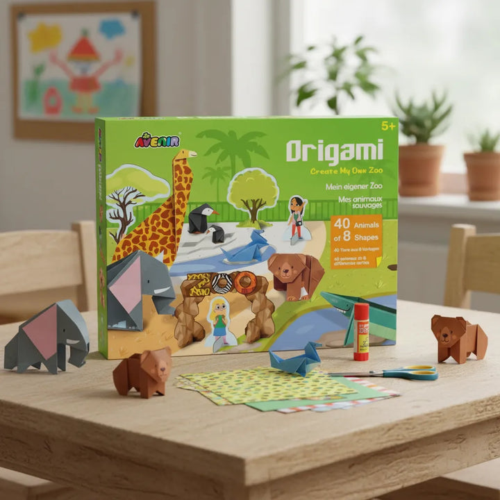 Set De Arte Y Manualidades Origami Animales