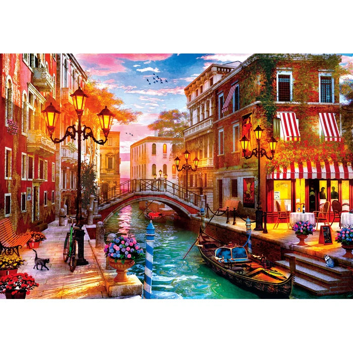 Rompecabezas 500 Piezas Puesta De Sol Venecia Clementoni