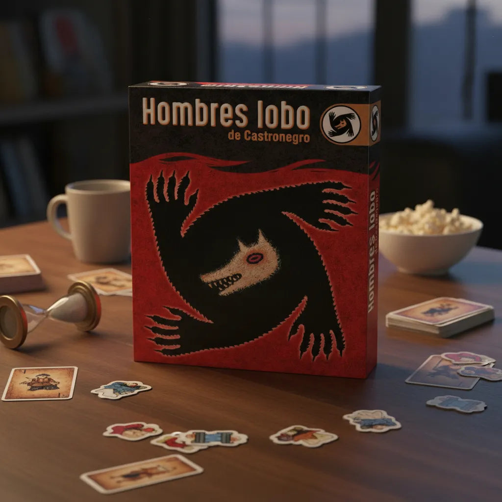 Juego De Mesa Hombres Lobo De Castro Negro