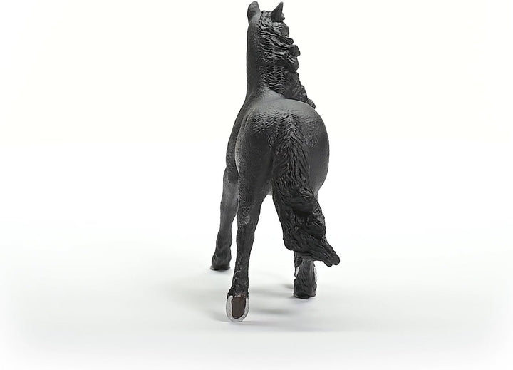 Figura Animales Semental Frisón Pintada A Mano