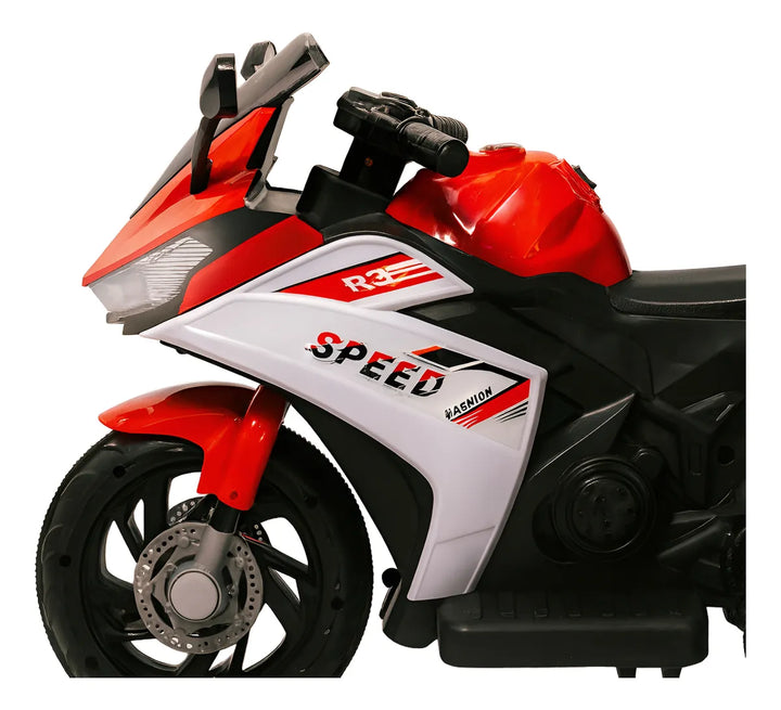 Moto Eléctrica policía Sonidos Luces Niños