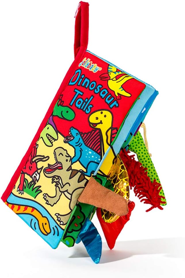 Libro Tela Colas Texturas Dinosaurios Niños