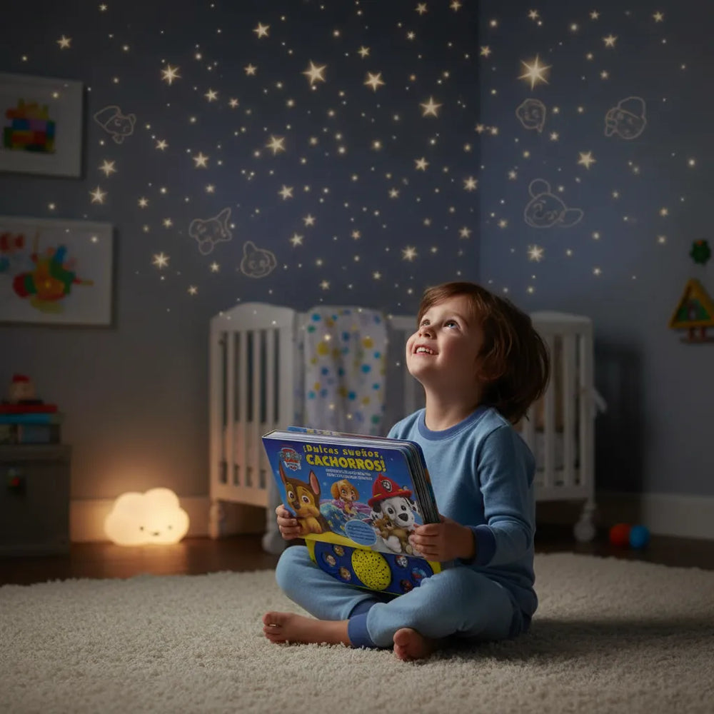 Libro Proyector Paw Patrol Canciones Para Dormir Para Niños