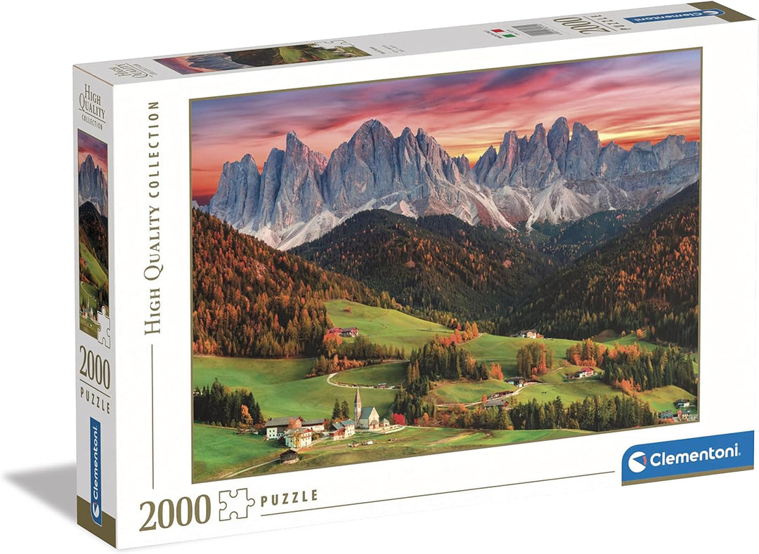 Rompecabezas 2000 Piezas Paisaje De Val Di Funes