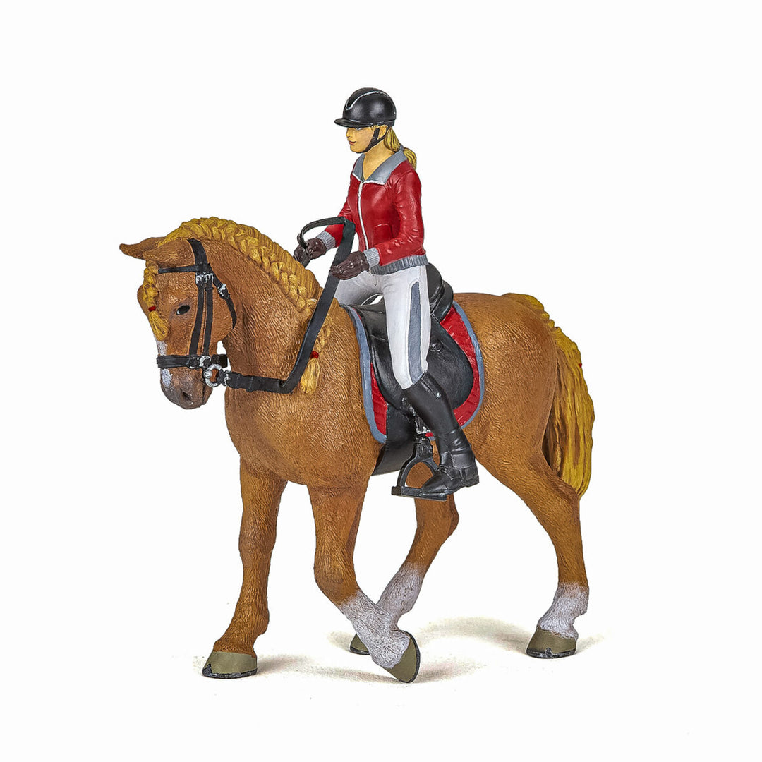 Juego figura de competencia Amazona y caballo