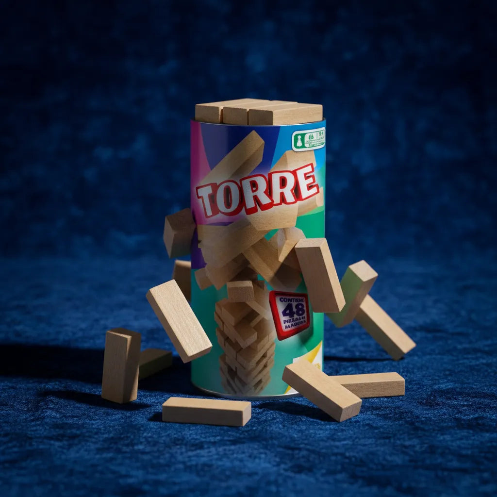 Juego De Mesa Diversión Torre De Madera Familia