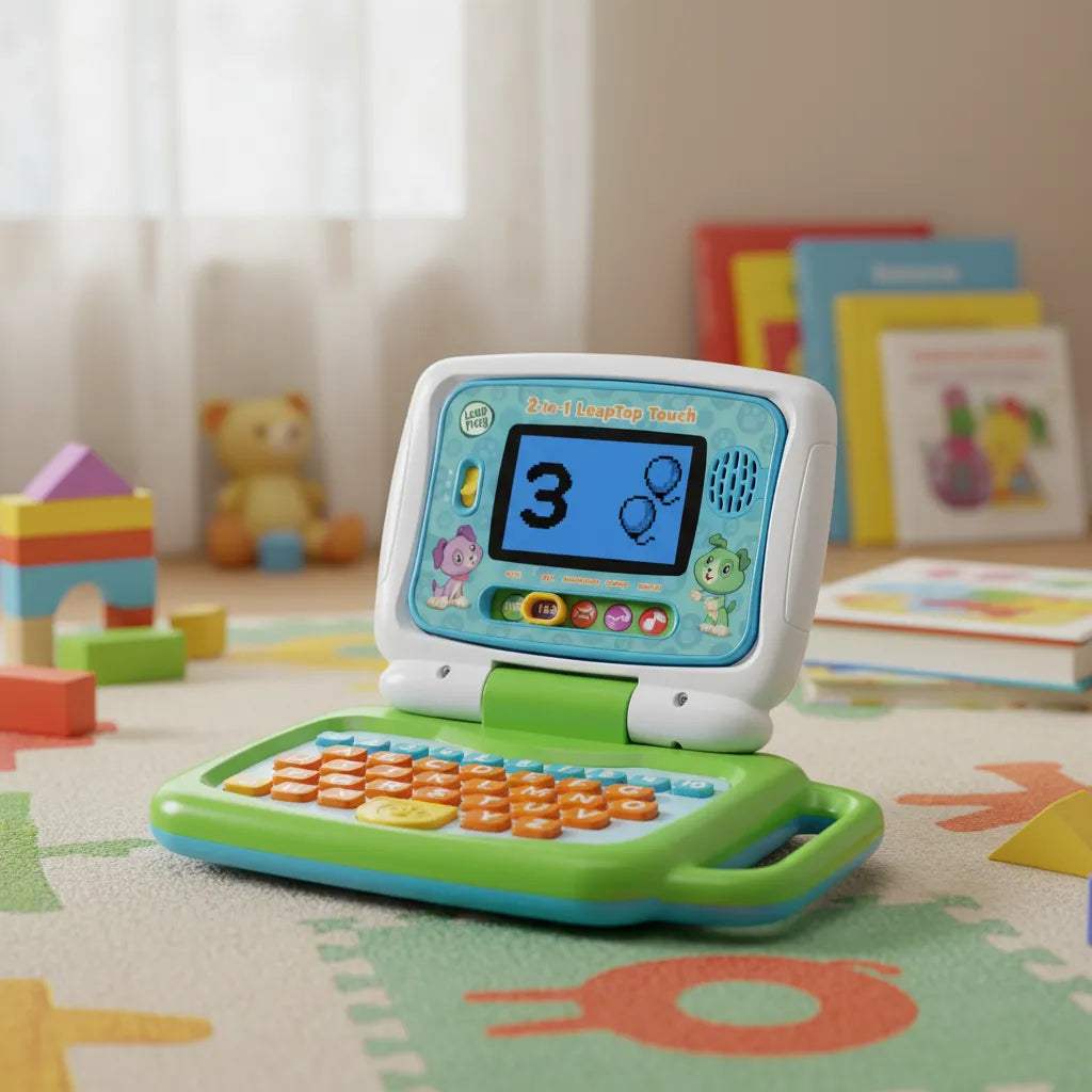 Juguete Laptop 2 En 1 Pantalla Táctil Para Niños
